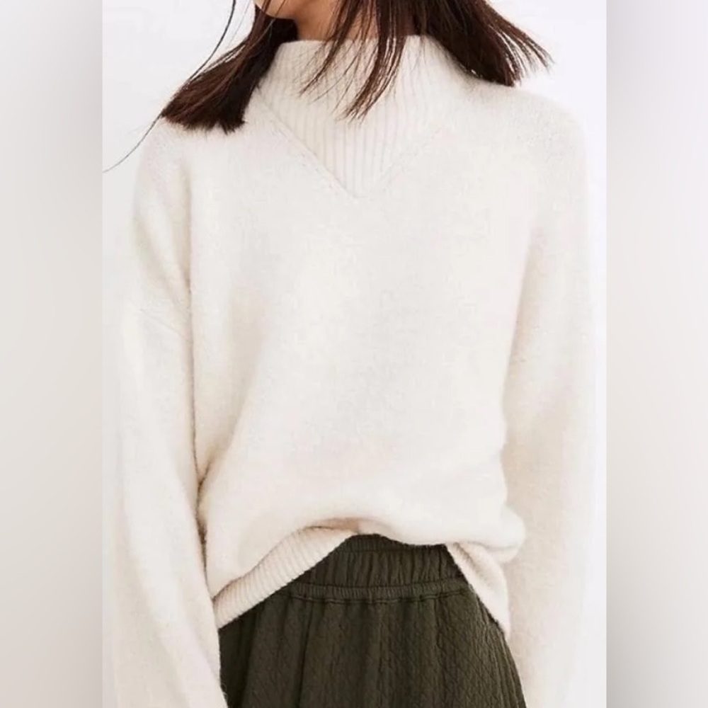 Madewell Dillon Mockneck Pullover Sweater